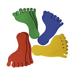 Empreintes de pied (x6)