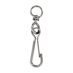 Mousqueton chromé 6 cm