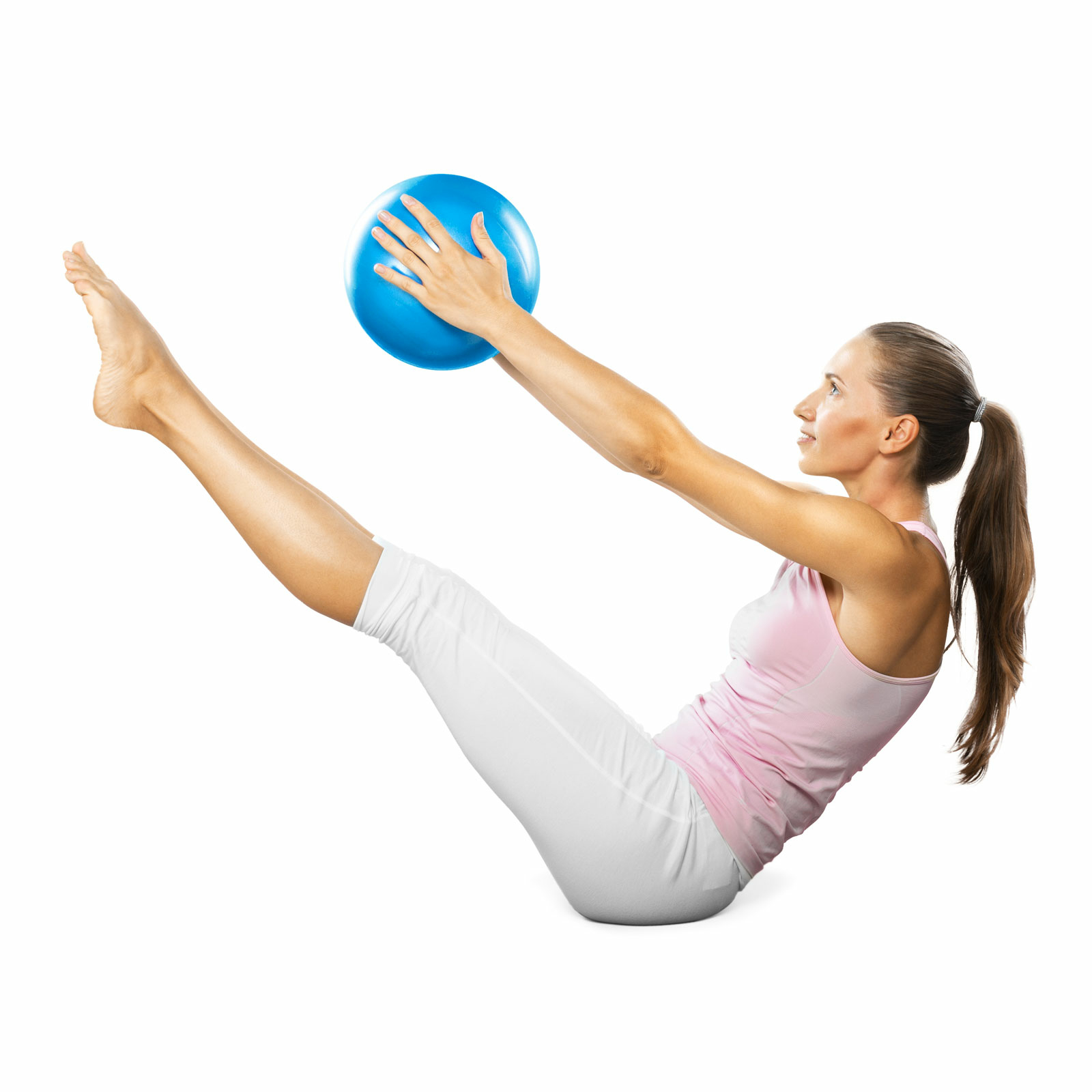 Ballon de fitness pour pratique du pilate yoga stretching gymnastique.
