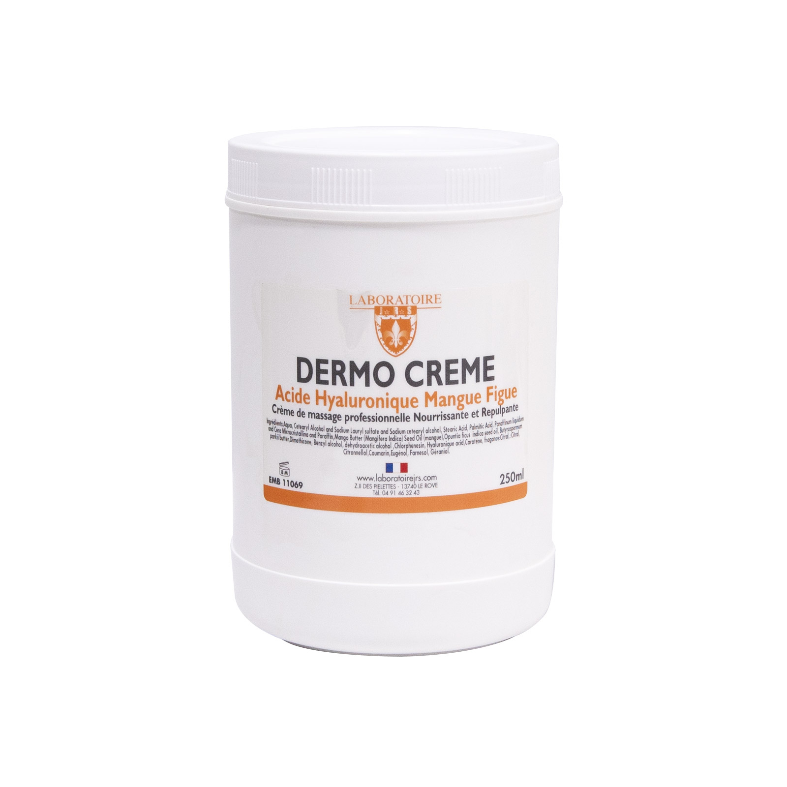Dermo Crème Acide hyaluronique Mangue Figue Laboratoire JRS
