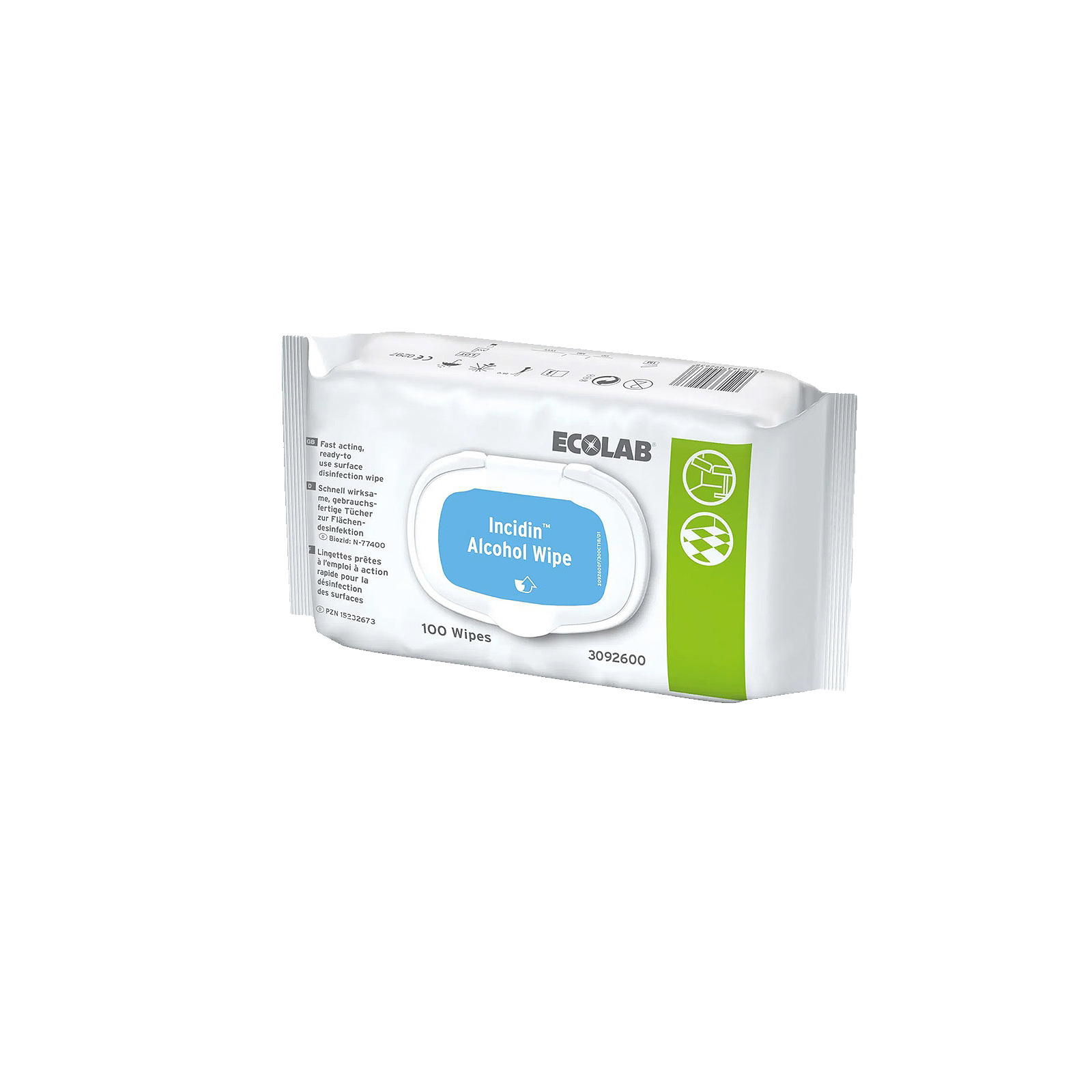 Lingette Ecolab Incidin Alcohol Wipe