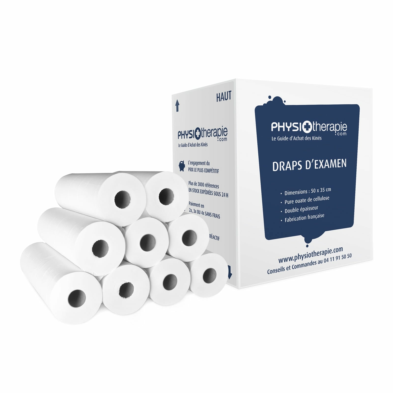 Draps d'examen Micro gaufrés 135 formats
