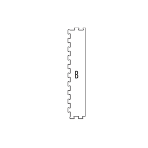 Bordure pour dalle de sol