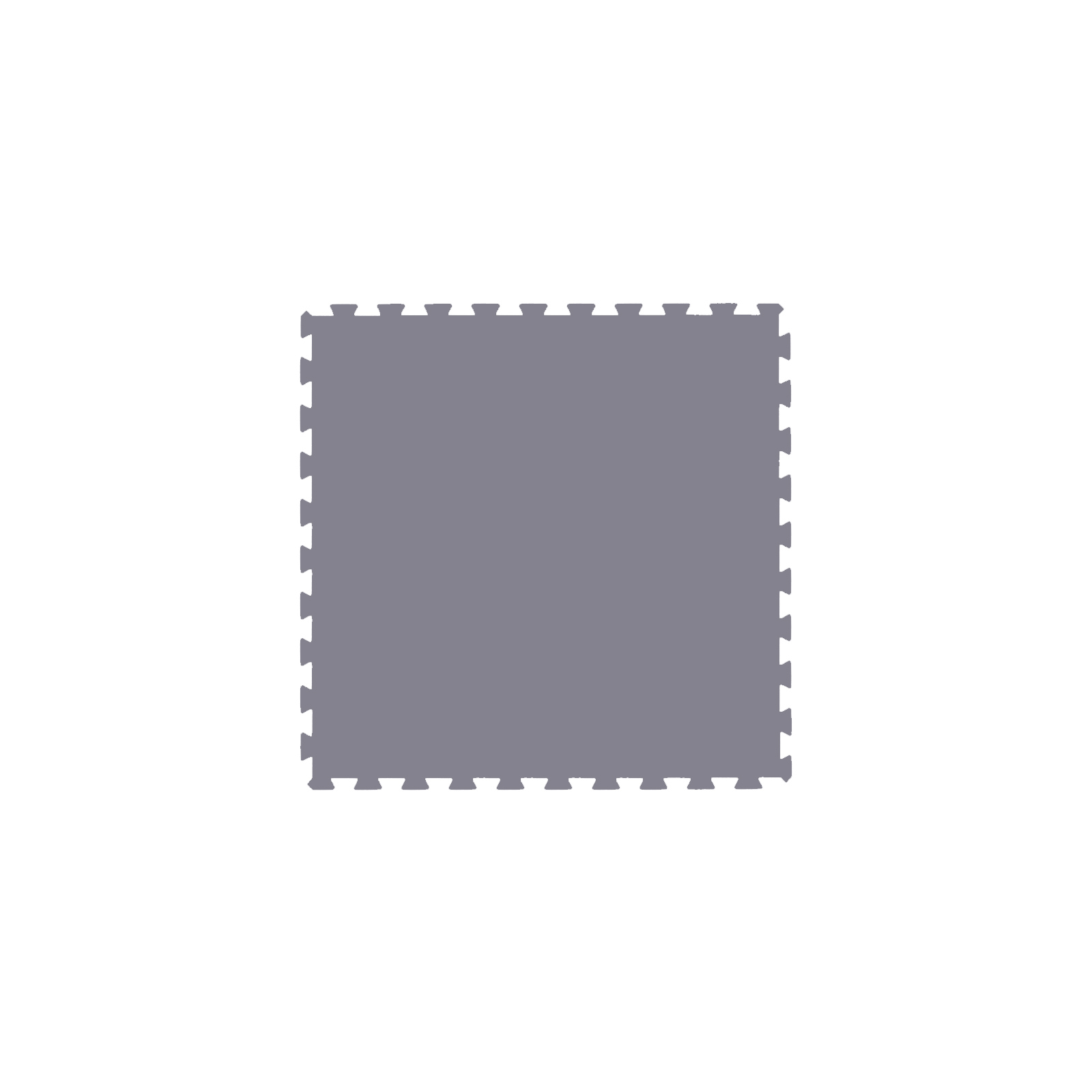 Dalle Virgin RUBBER 1 x 1 m - Uni gris - 7 mm - 1500 kg/m3