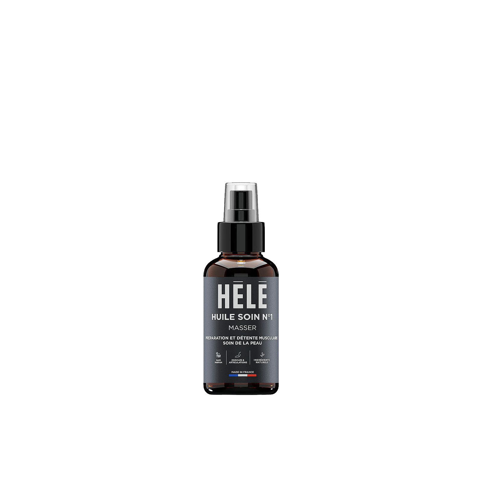 Huile de massage Soin N°1 neutre Hélé - Masser - 100 mL