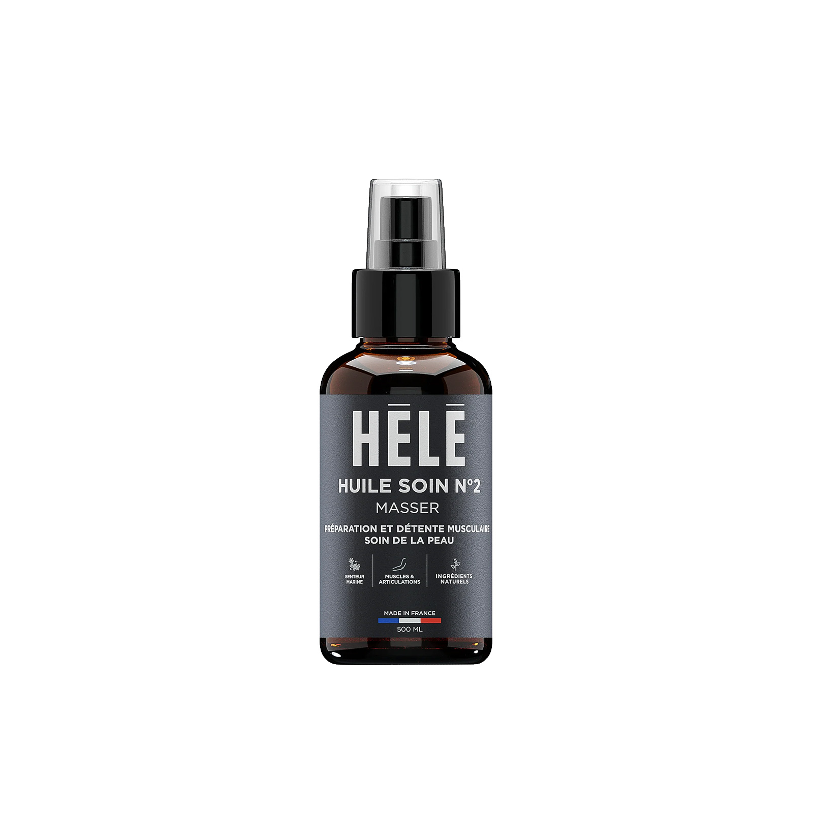 Huile de massage Soin N°2 Hélé - 500 mL
