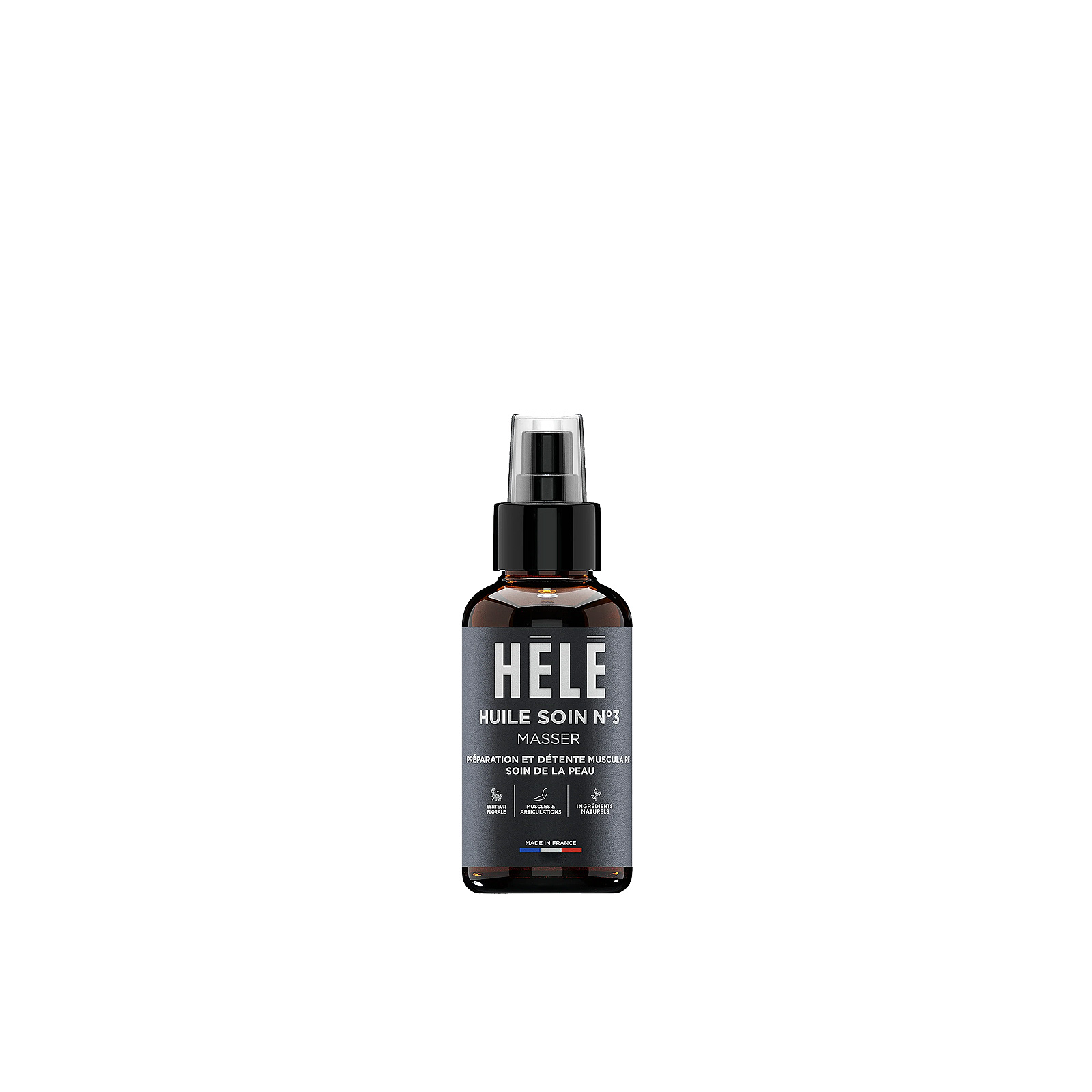 Huile de massage Soin N°3 Hélé - 100 mL