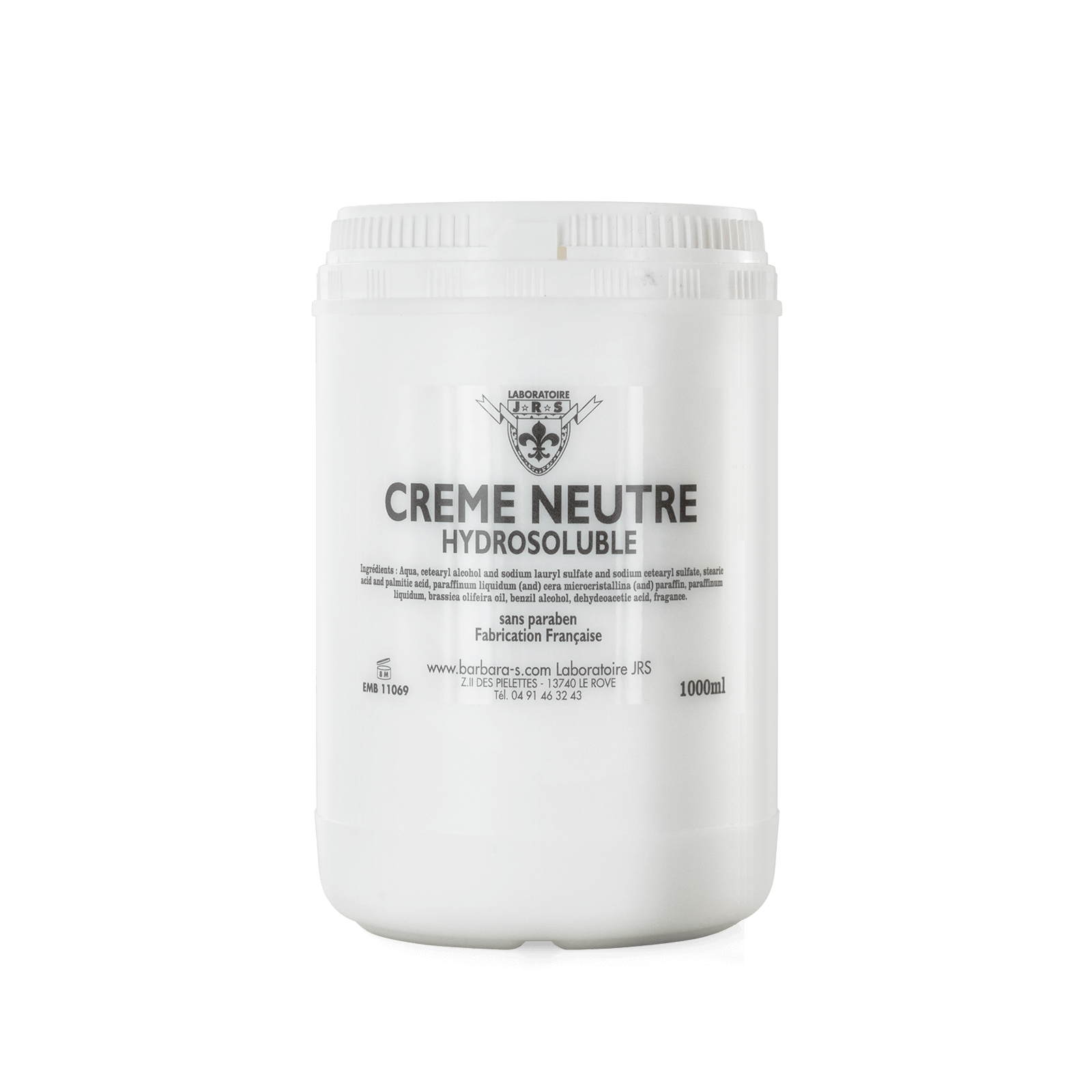 Crème neutre Hydrosoluble 1 L