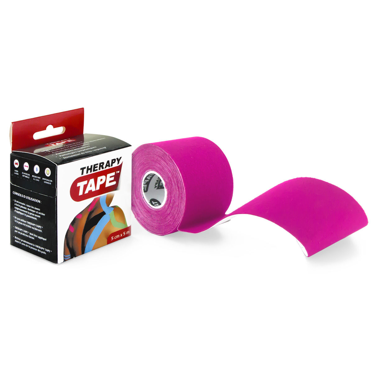 Therapy Tape - Rouleau Rose - 5m