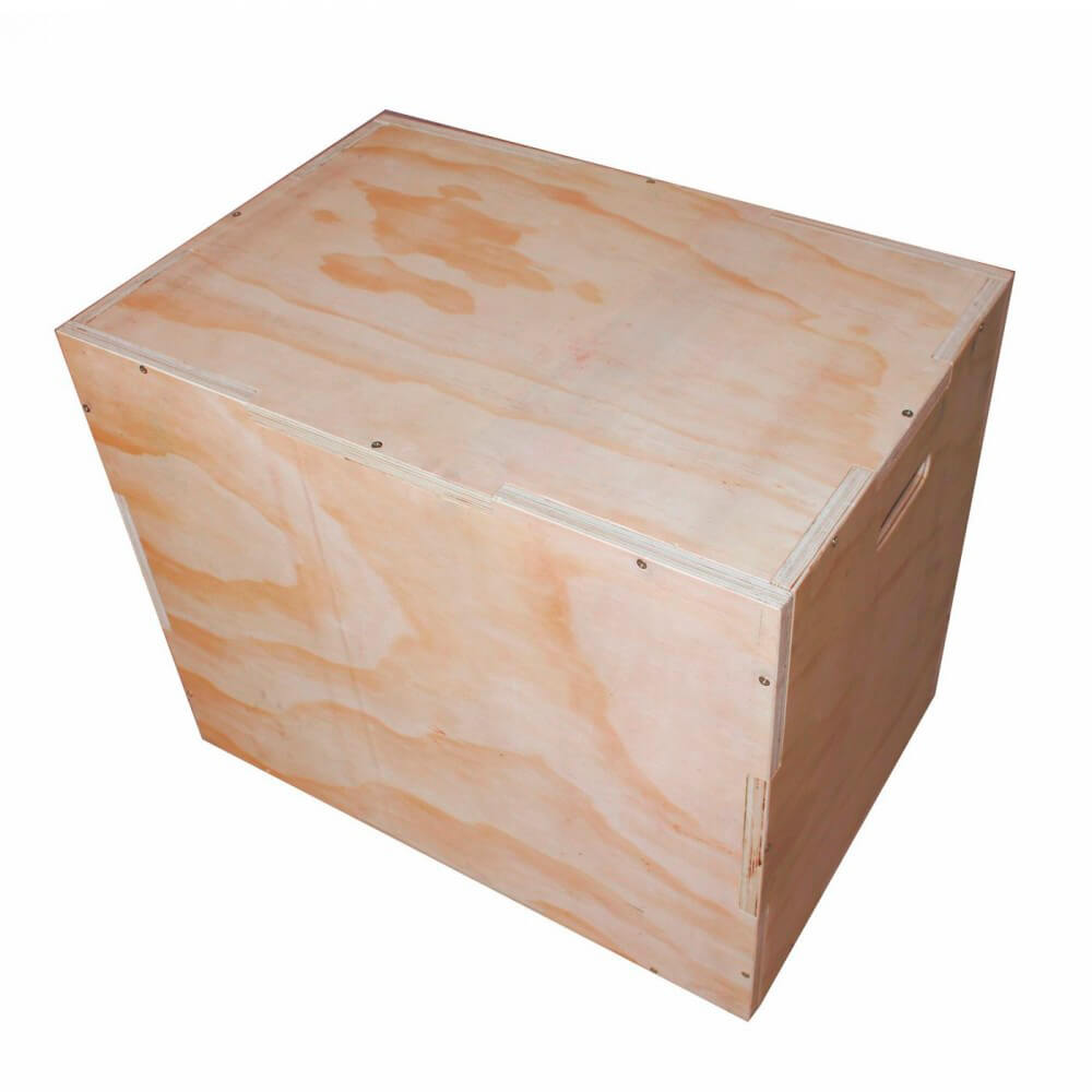Wooden Plyo Box 51 x 61 x 76 cm Bois 