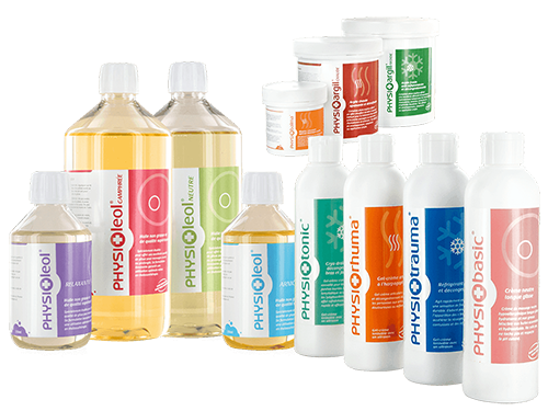 Gamme Massage Crème / Huile / Physio
